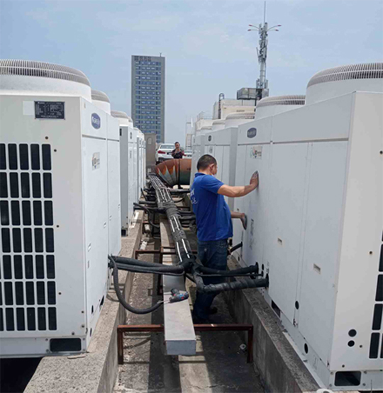 武宣中央空调制热和不制冷系统维修方法